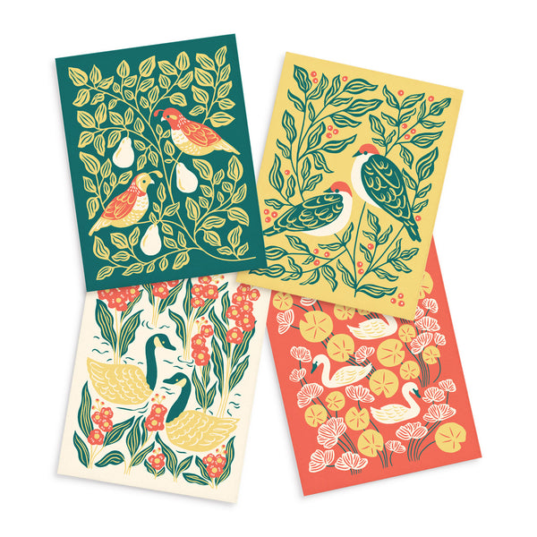 Holiday Birds Assorted Card Set