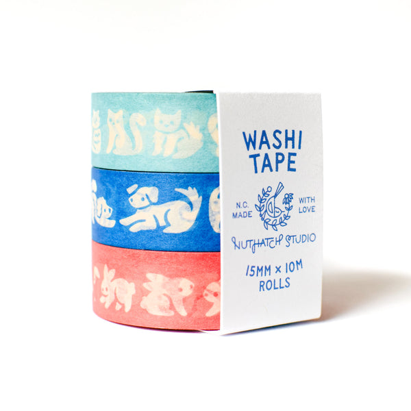 Pet Parade Washi Tape Set