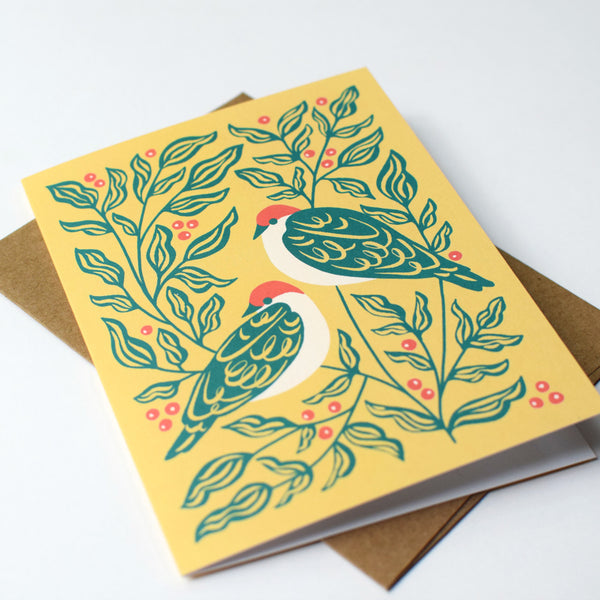 Holiday Birds Assorted Card Set