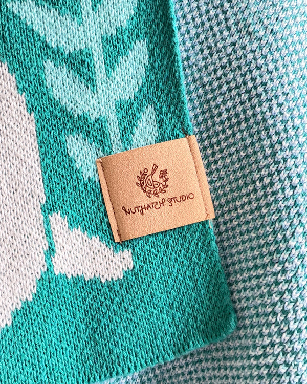 Dog Park Throw Blanket - Jade