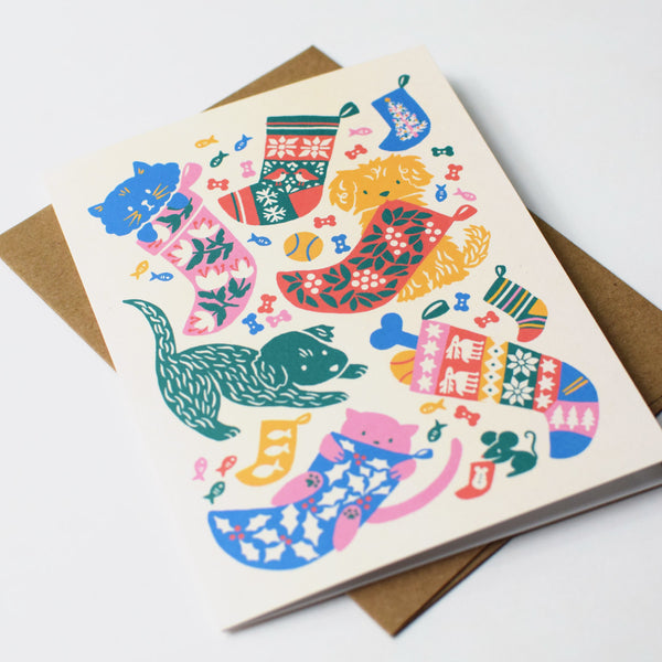 Merry Pets Assorted Christmas Card Set