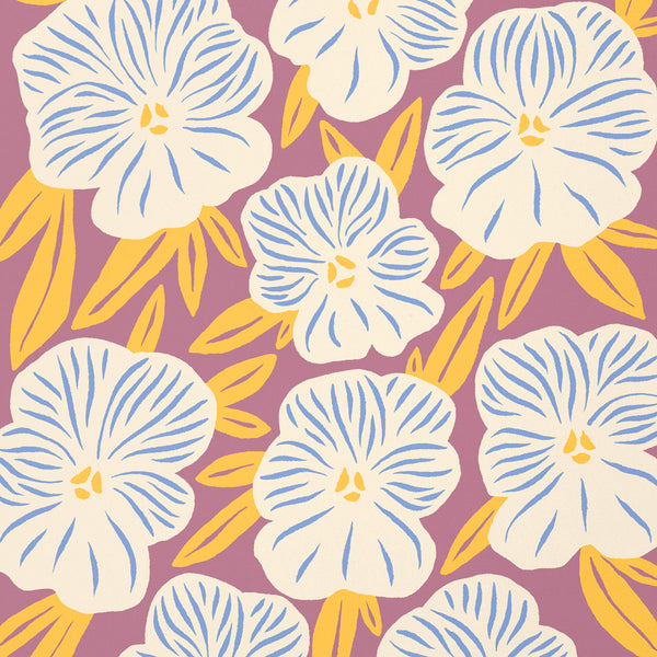 Pansy Garden Art Print