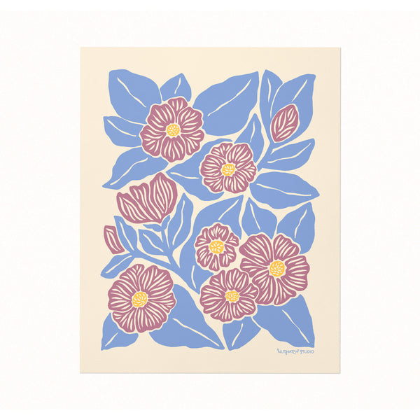 Magnolia Blooms Art Print