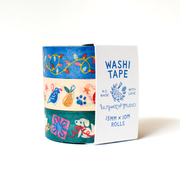 Merry Pets Christmas Washi Tape Set