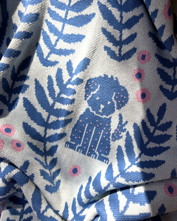 Dog Park Throw Blanket - Sky