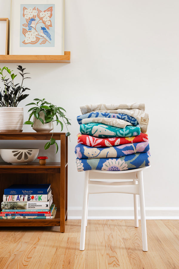 Dog Park Throw Blanket - Jade