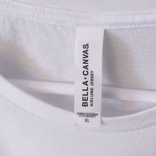 Upcycled White Earth Day Every Day T-Shirt - Unisex Size X-Large