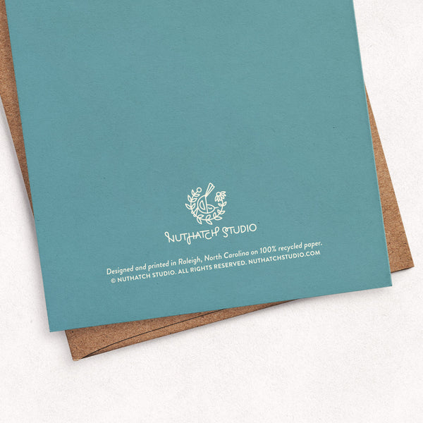 Chickadee Thank You Card