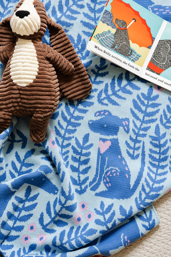 Dog Park Baby Blanket - Sky