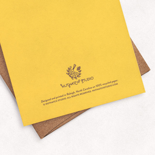 Chickadees & Hickory Card