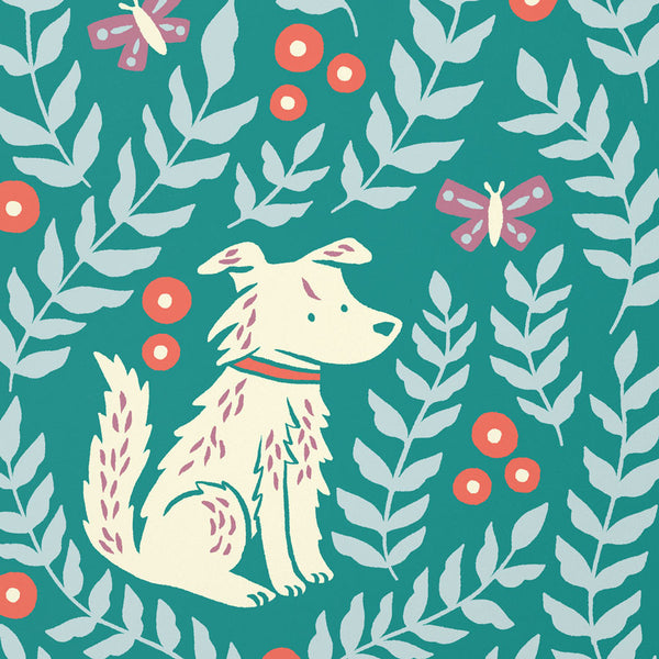 Close-up of Molly Meadows art print by Chrissie Van Hoever