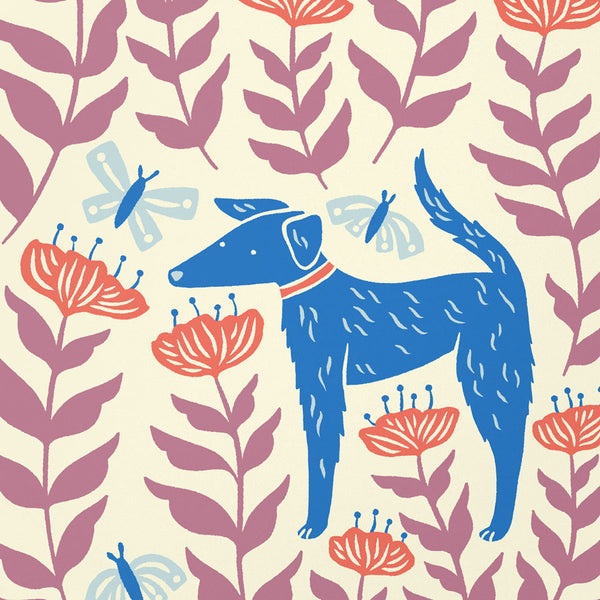 Close-up of petal pup art print by Chrissie Van Hoever