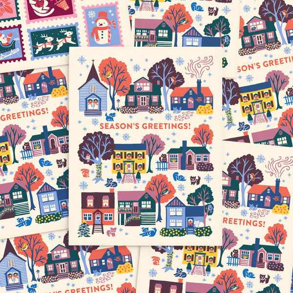 Holiday Houses Card Set
