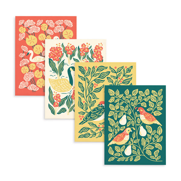 Holiday Birds Assorted Card Set