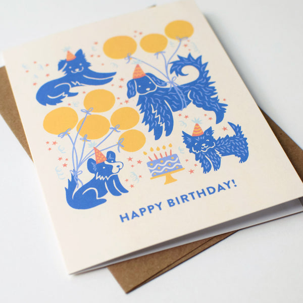 Party Pups Birthday Card
