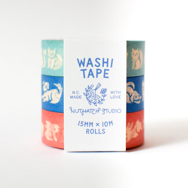Pet Parade Washi Tape Set