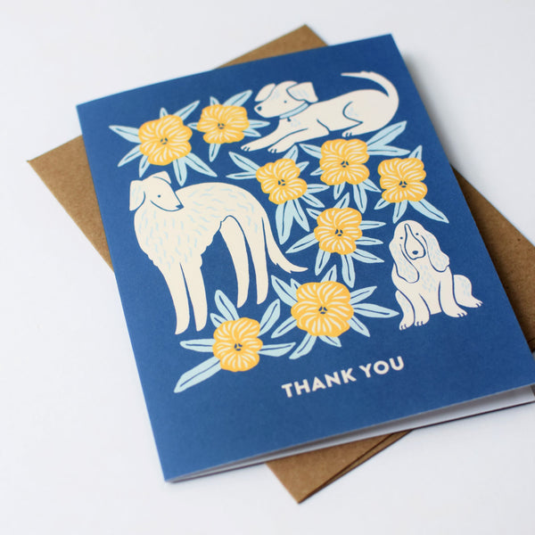 Dogs Thank You Card