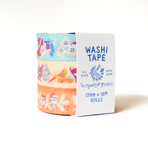 Birds & Blooms Washi Tape Set