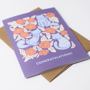 Cats Congratulations Card
