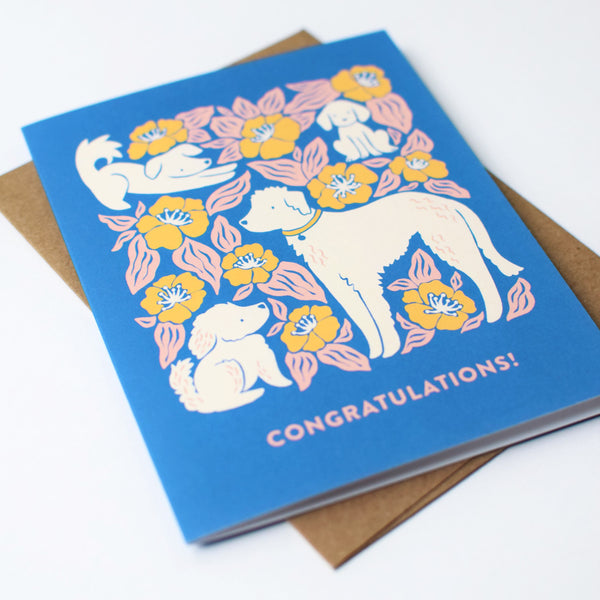 Dogs Congratulations Card