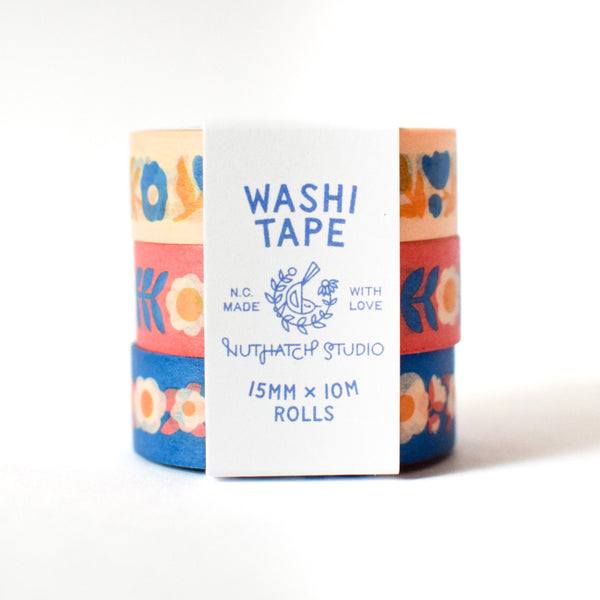 Floral Washi Tape Set