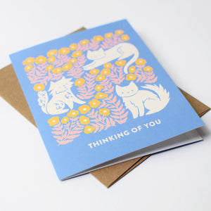 Cats Thinking of You Card