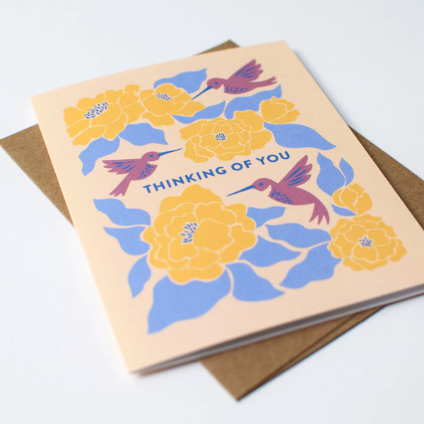 Hummingbird Thinking of You Card
