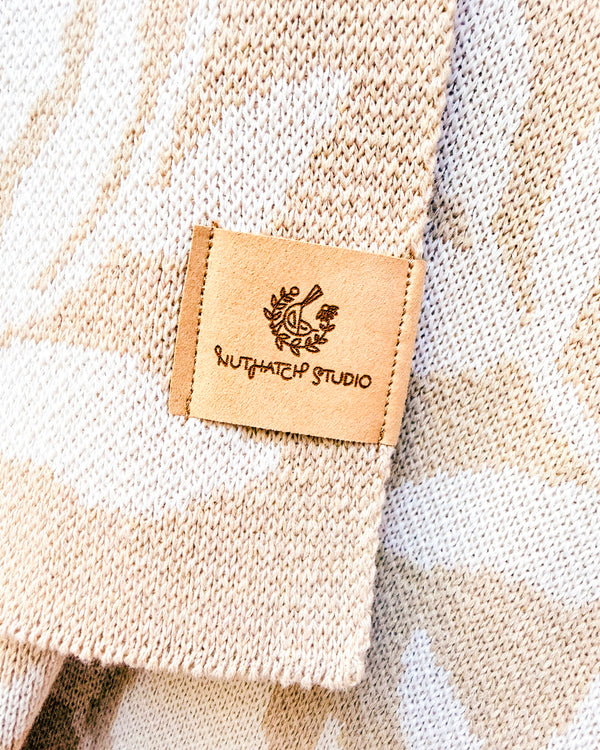 Cat Club Baby Blanket - Cream