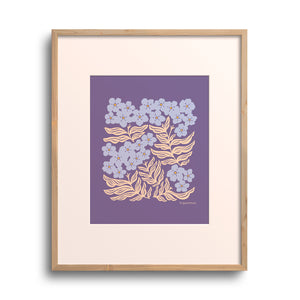 Forget-Me-Nots Art Print