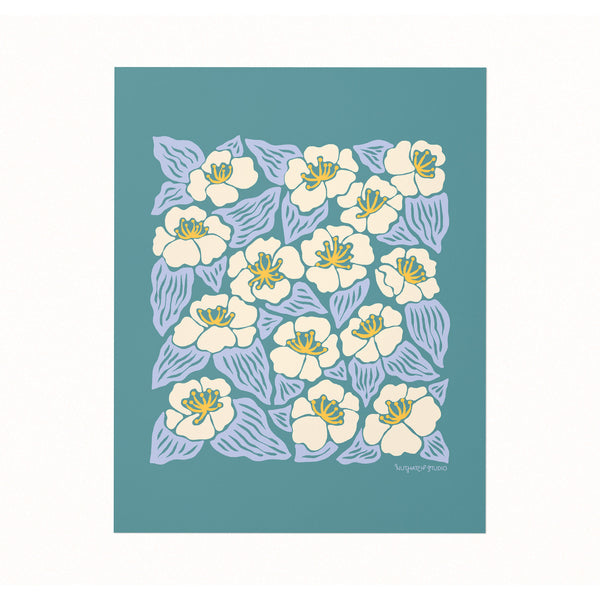Rock Roses Art Print