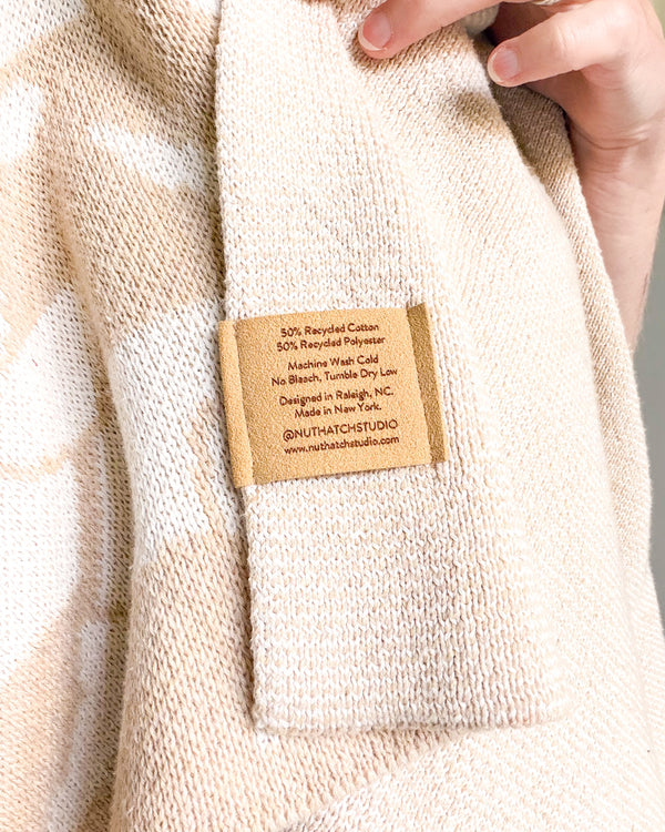 Dog Park Baby Blanket - Cream