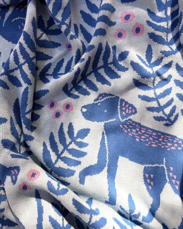 Dog Park Throw Blanket - Sky