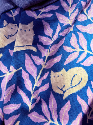Cat Club Throw Blanket - Lake
