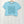 Seconds Batch - Upcycled Turquoise Blue Earth Day Every Day T-Shirt - Women’s Size Large
