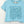 Seconds Batch - Upcycled Turquoise Blue Earth Day Every Day T-Shirt - Women’s Size Large