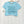 Seconds Batch - Upcycled Turquoise Blue Earth Day Every Day T-Shirt - Women’s Size Large