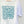 Upcycled Pale Blue Tie-Dye Earth Day Every Day T-Shirt - Women’s Size Large