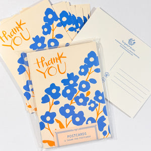 Floral Thank You Postcard Set