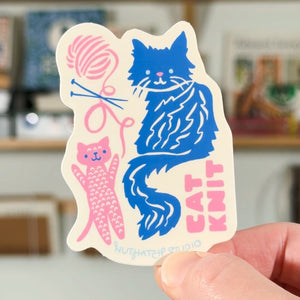 "Cat Knit" Sticker