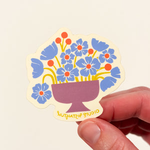 Flower Vase Sticker