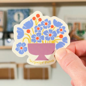 Flower Vase Sticker