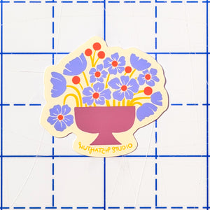 Flower Vase Sticker
