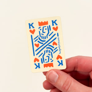 King of Hearts Sticker