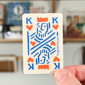 King of Hearts Sticker