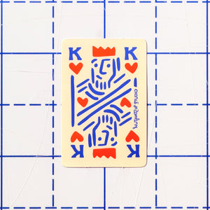 King of Hearts Sticker