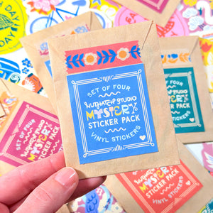 Mystery Sticker Bundle - Set of 4