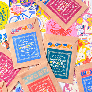 Mystery Sticker Bundle - Set of 4