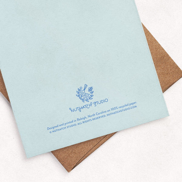 Bluebird Birthday Card