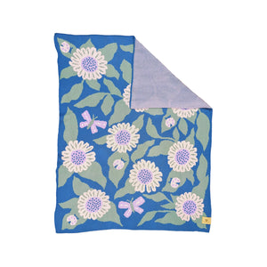 Butterfly Garden Baby Blanket - Lake