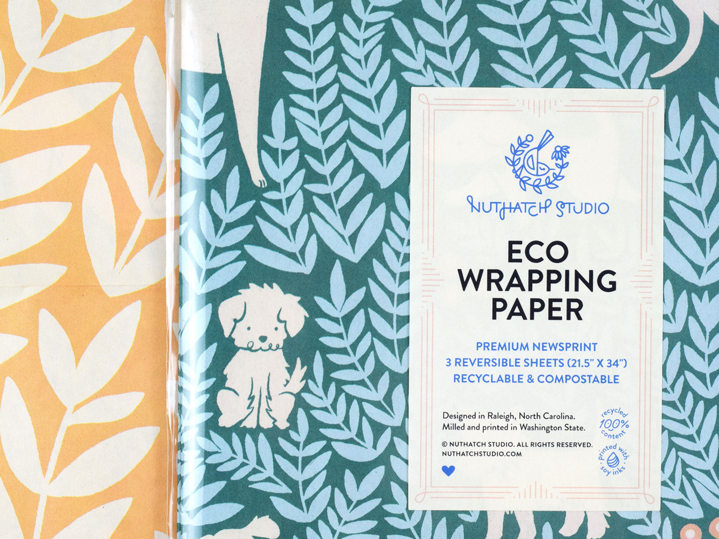 Recycled Wrapping Paper Printing